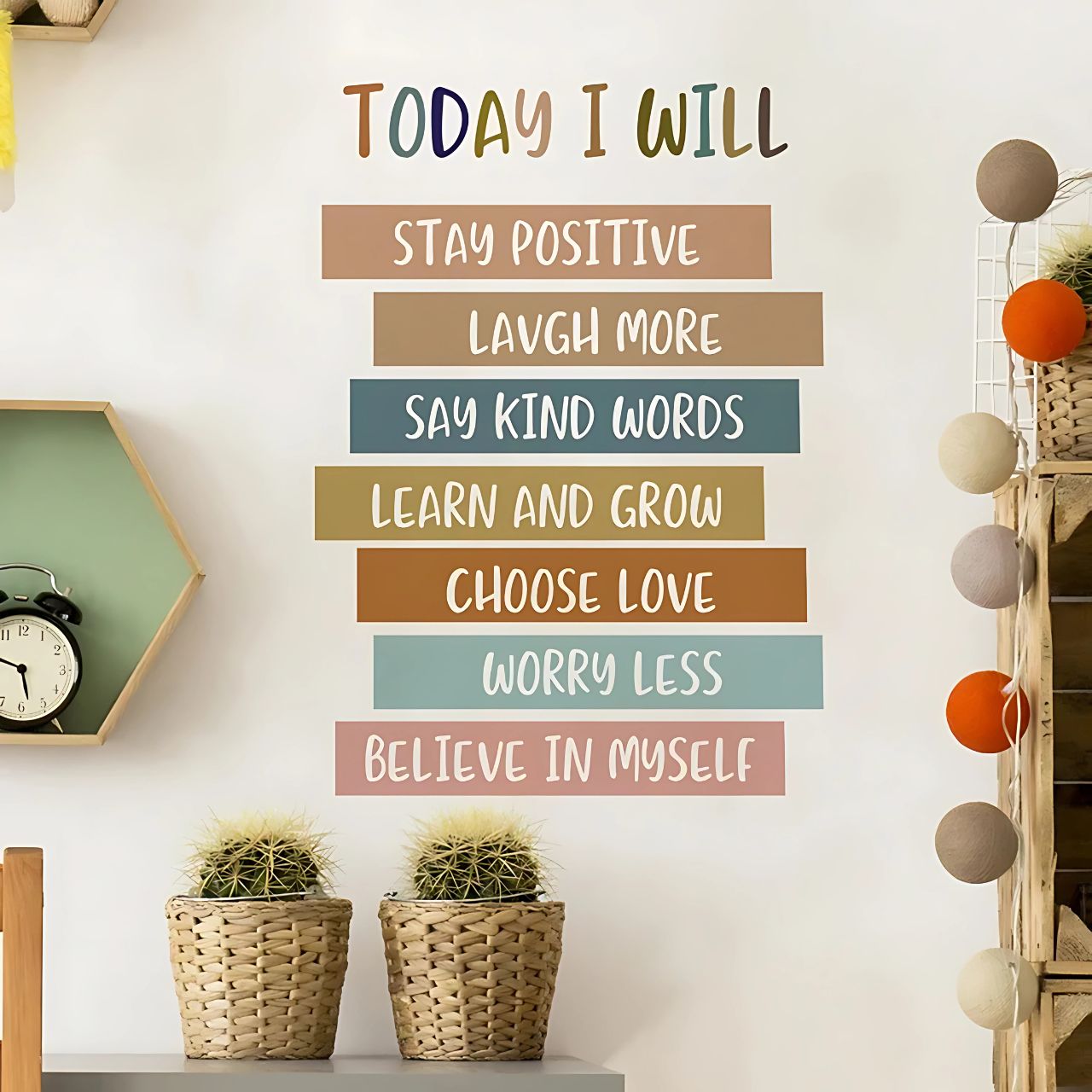 Positive Affirmations Kids Wall Stickers