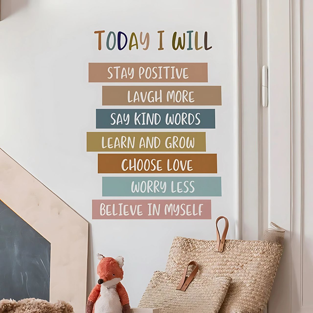 Positive Affirmations Kids Wall Stickers
