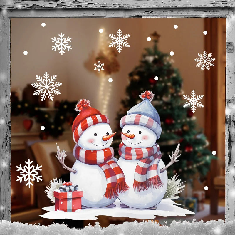 Snowman Santa Kids Wall Stickers