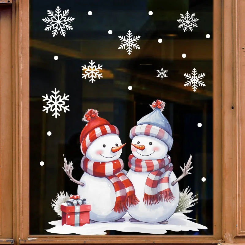 Snowman Santa Kids Wall Stickers