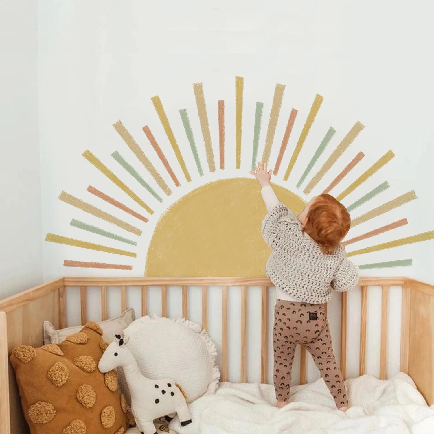 Boho Sun Kids Wall Sticker