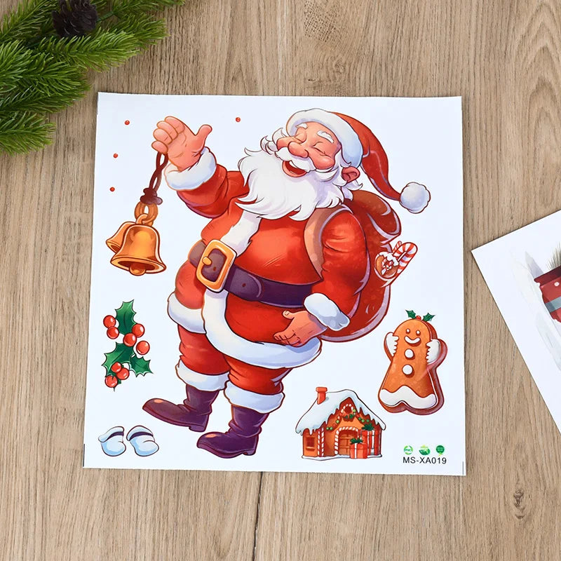 Snowman Santa Kids Wall Stickers