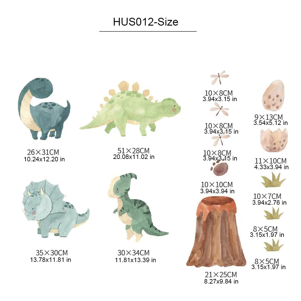 Dino Alphabet Kids Wall Stickers