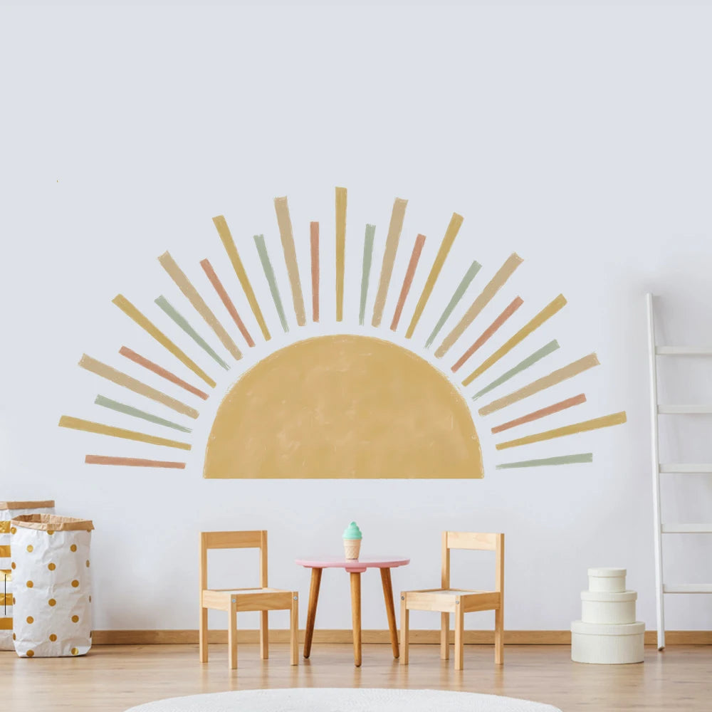 Boho Sun Kids Wall Sticker