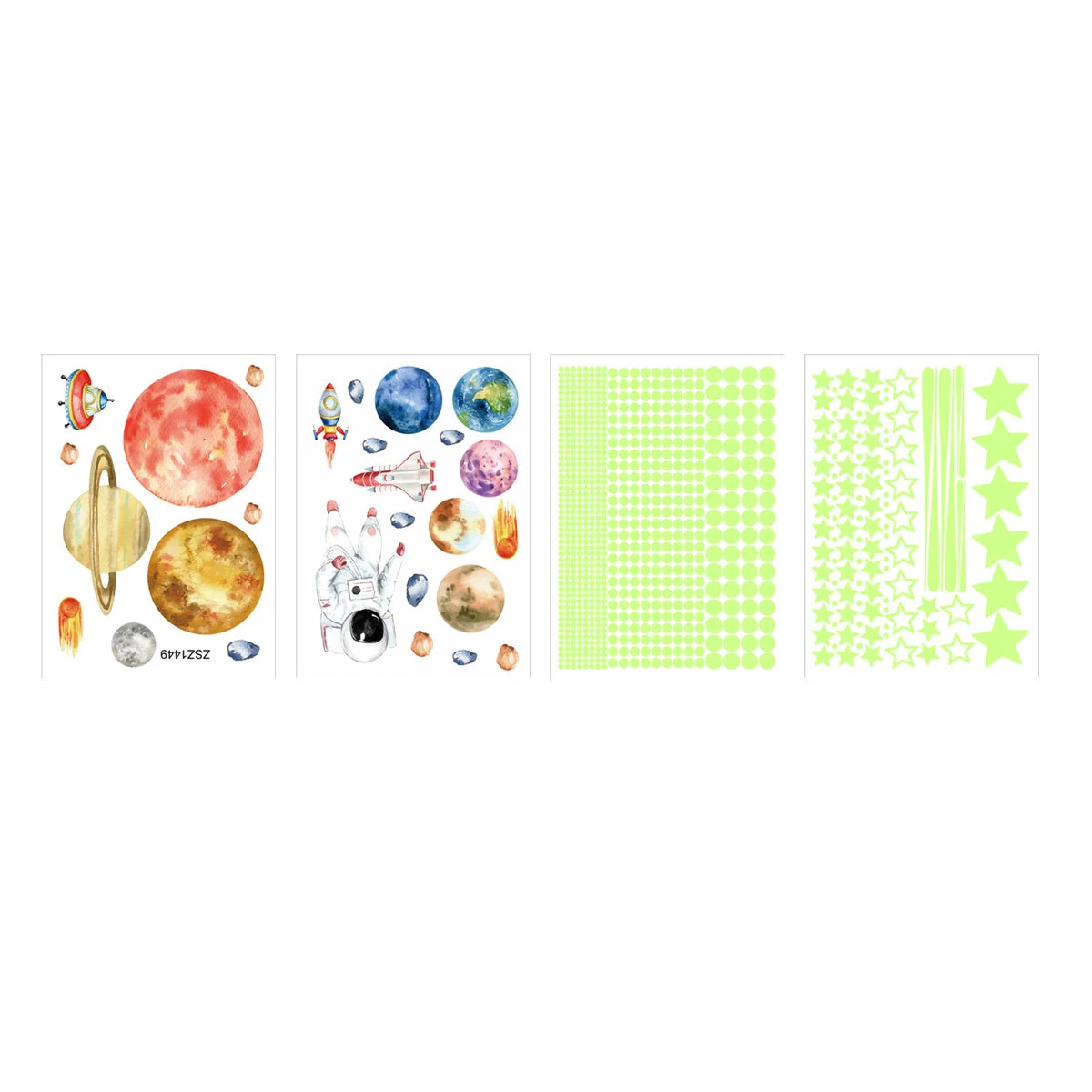 Glow in The Dark Stars Luminous Kids Wall Stickers