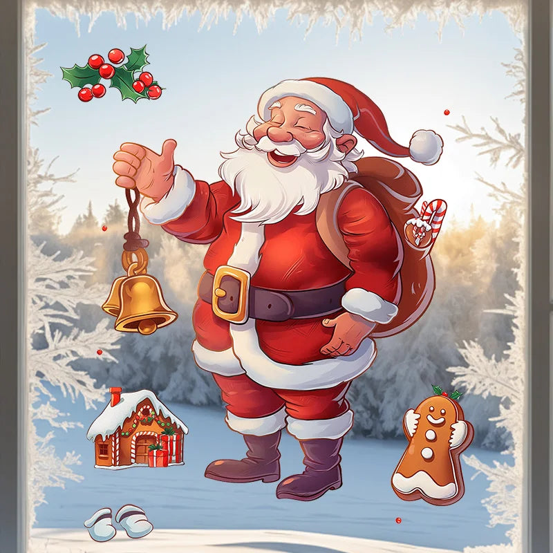 Snowman Santa Kids Wall Stickers