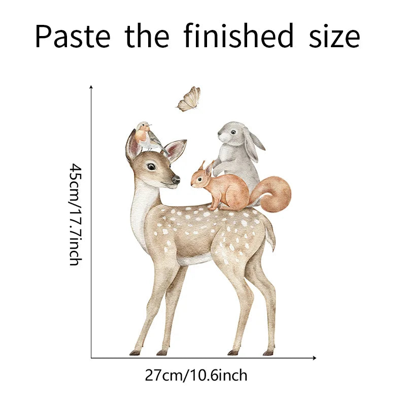 Sika Deer Kids Wall Sticker