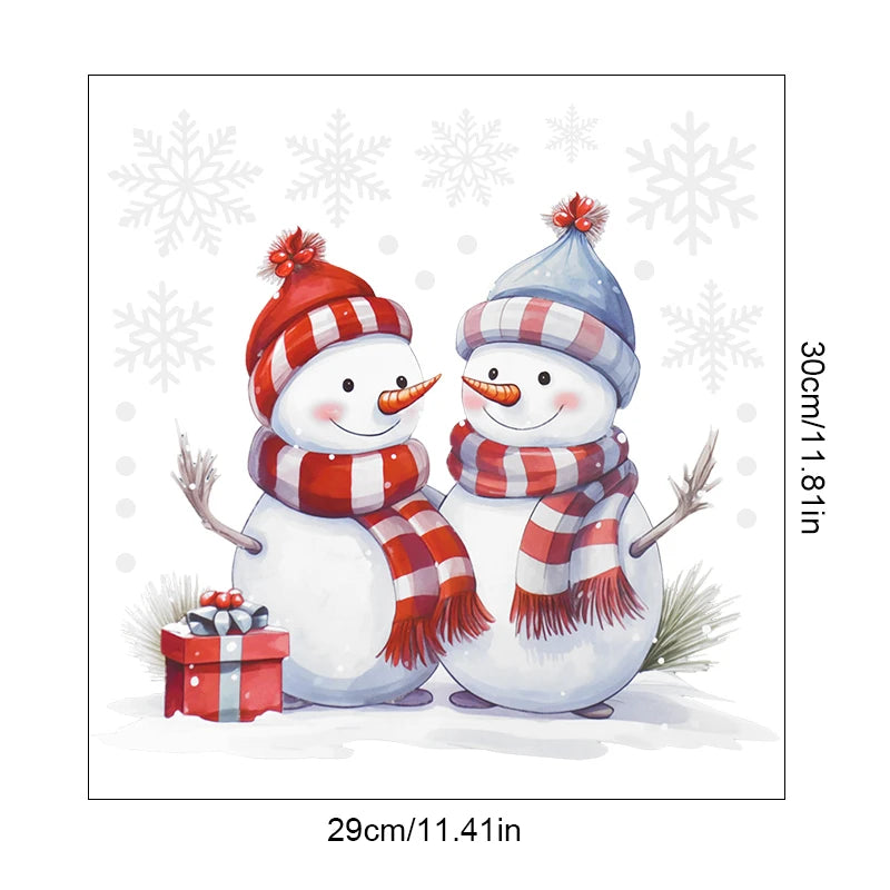 Snowman Santa Kids Wall Stickers