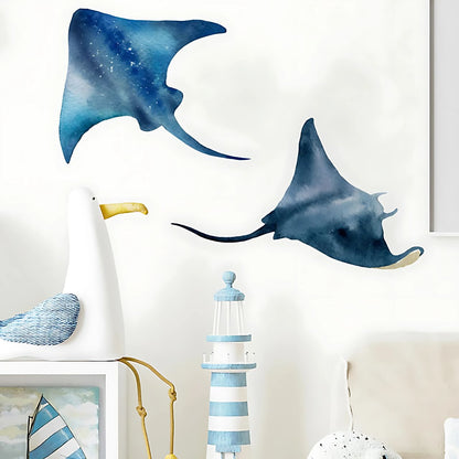 Devil Rays & Manta Fish Kids Wall Stickers
