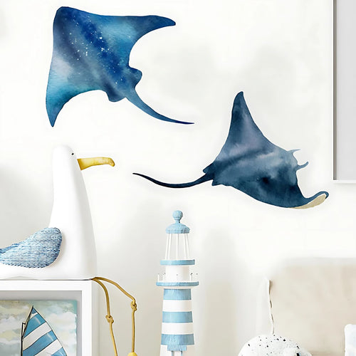 Devil Rays & Manta Fish Kids Wall Stickers