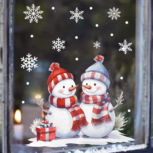 Snowman Santa Kids Wall Stickers