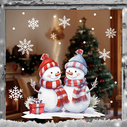 Snowman Santa Kids Wall Stickers