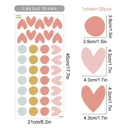 Rainbow, Sun, and Clouds Kids Wall Sticker