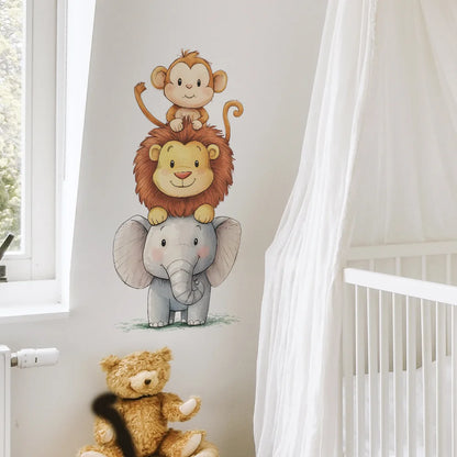 Cute Forest Animals Kids Wall Stickers