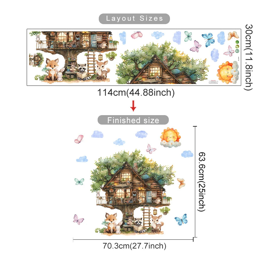 Tree House Kids Wall Sticker