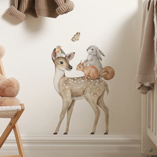 Sika Deer Kids Wall Sticker