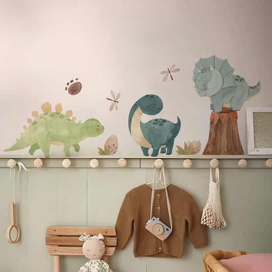 Dino Alphabet Kids Wall Stickers