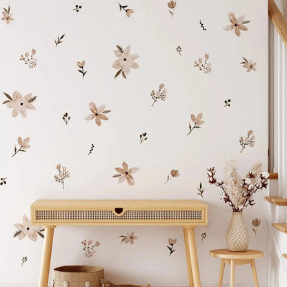 Boho Flowers Kids Wall Stickers