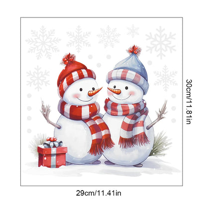 Snowman Santa Kids Wall Stickers