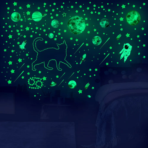 Glow in The Dark Stars Luminous Kids Wall Stickers